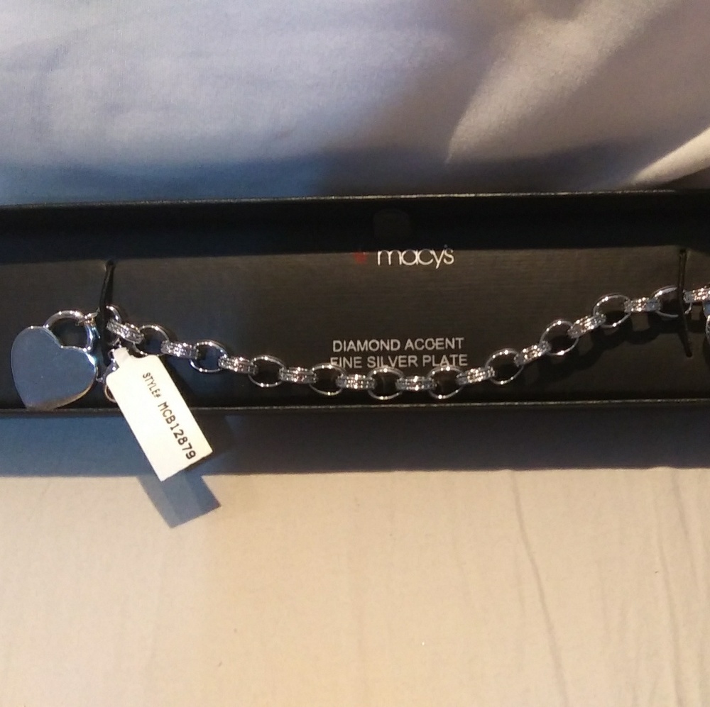 Sterling Silver Chain Bracelet by Macy's